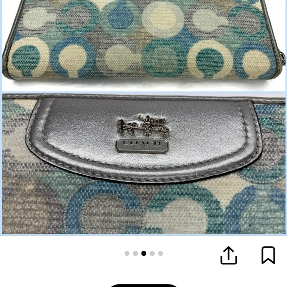 *Sold*Coach Zippy Wallet - Picture 4 of 4